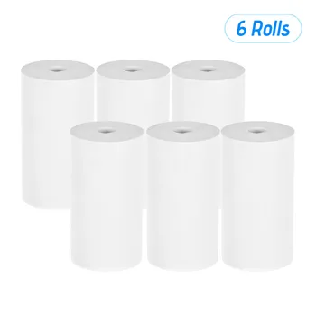 

Thermal Receipt Paper Roll 57*30mm (2.17*1.18in) Bill Ticket Printing for Cash Register POS Receipt Printer 6 Rolls