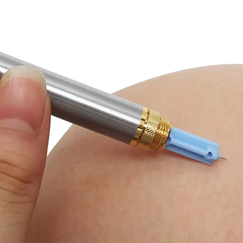 Из нержавеющей стали вскрытие ручка lancet шариковая банки Ручка для кровопускания