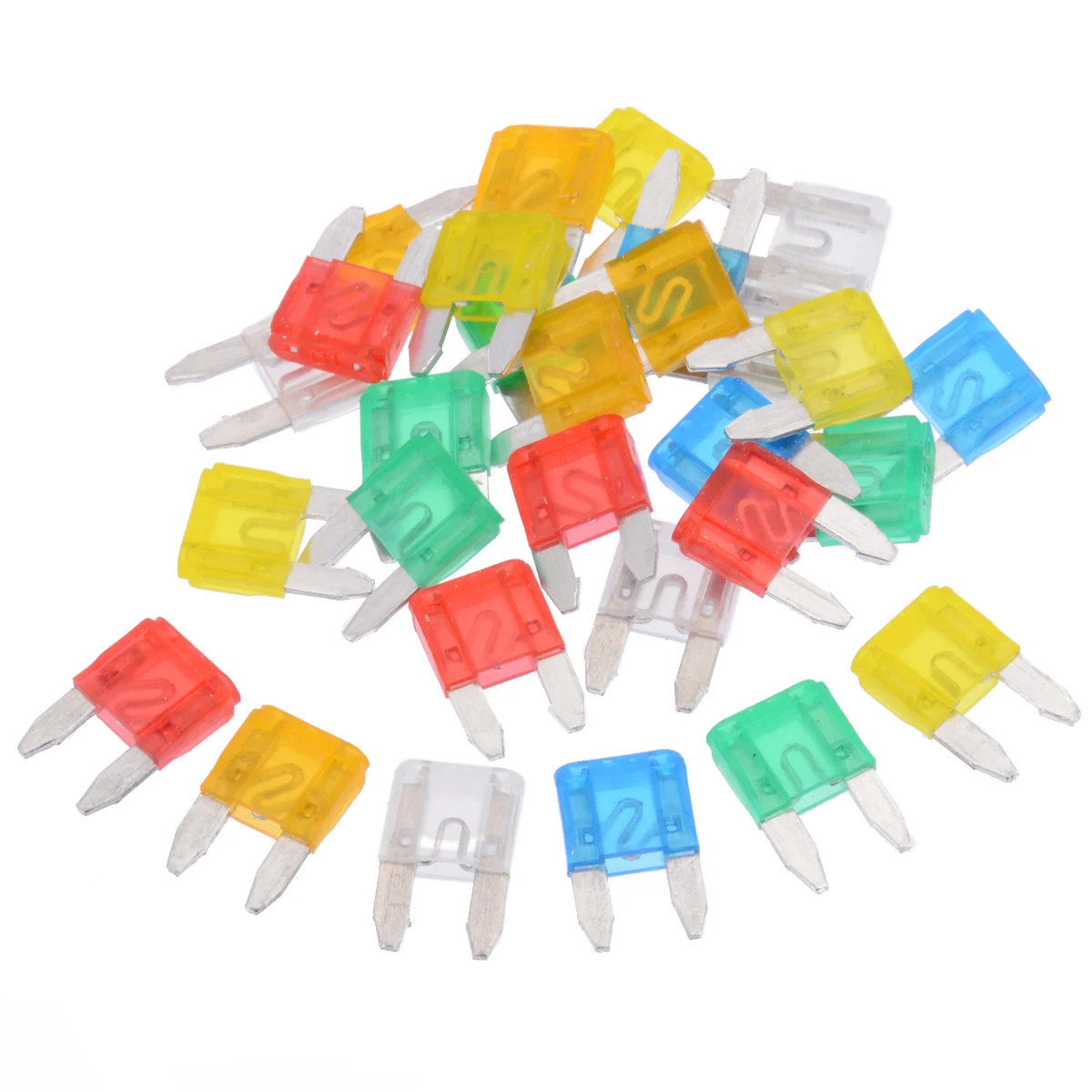 30pcs/set Colorful Electrical Blade Fuses Set Auto Car Mini Fuse