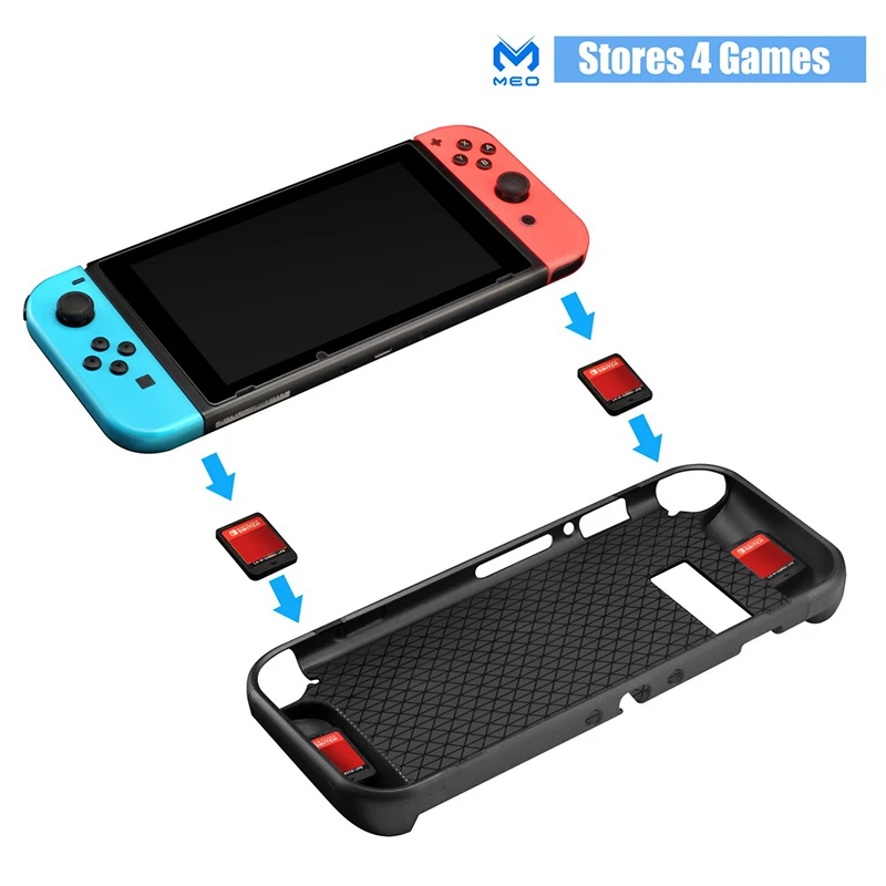 

TPU Soft Protective Case For Nintend Switch NS Console Shell Handle Grip Cover With Shock-Absorption Anti-Scratch Design Holder