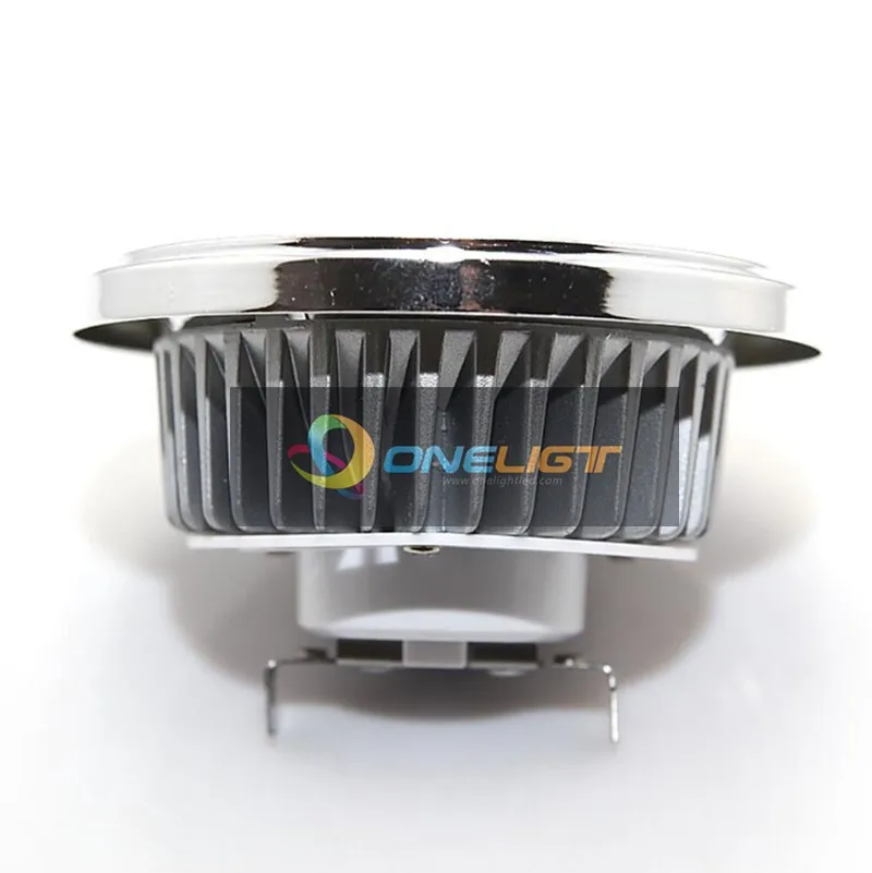 15 Вт COB LED лампа AR111 светильник G53 GU10 AC110V 220V DC12V Диммируемый светодиодный прожектор