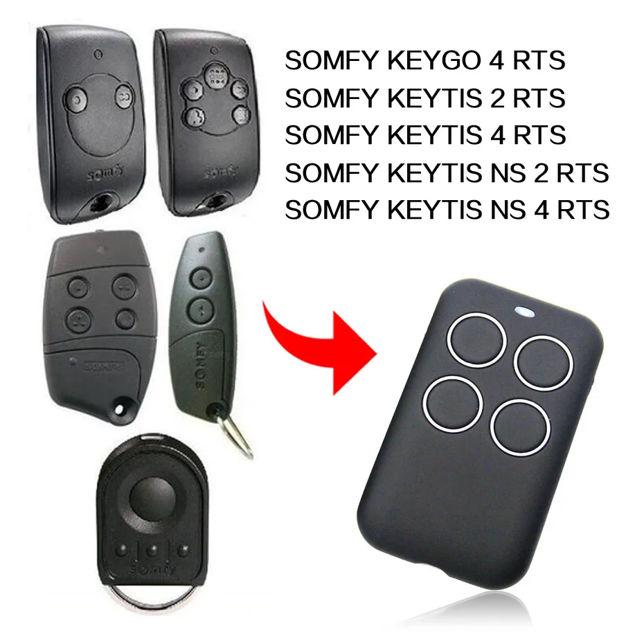 Somfy Kompatibel Handsender SOMFY KeyGo 4 RTS