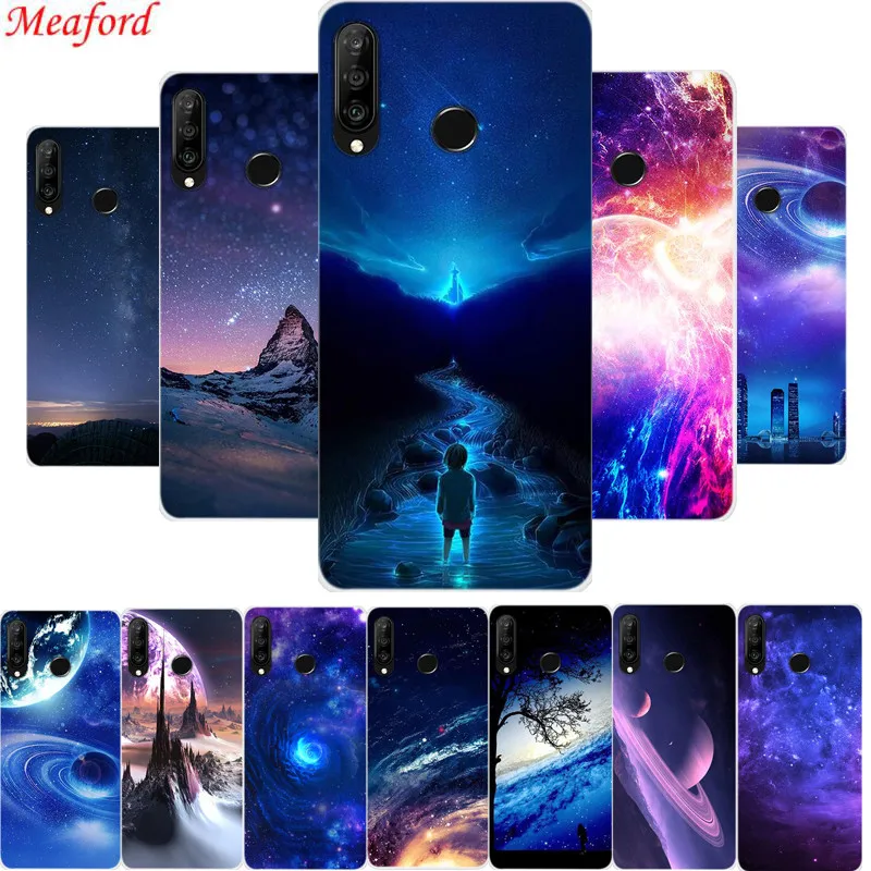 Популярный чехол для Huawei P30 Pro P 30 lite силиконовая задняя крышка мягкий телефона P40