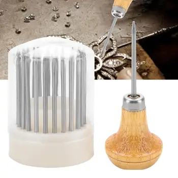 

23 Pcs Jewelry Tool Beading Grain Jewellery Tool Diamond Stone Beader Set Graver Jewellery Tools with Handle and Plastic Case b