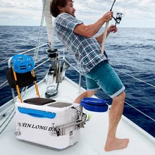 29L коробки для рыболовных снастей Многофункциональная портативная коробка для рыбалки с четырехногим подъемным дизайном рыболовного стула