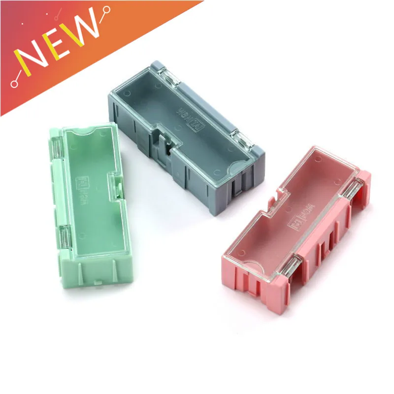 3 piezas DIY herramientas caja de embalaje componentes electrónicos tornillo caja de almacenamiento extraíble SMD SMT joyería Caja de Herramientas 3 piezas DIY herramientas caja de embalaje componentes electrónicos tornillo caja de almacenamiento extraíble SMD SMT joyería Caja de Herramientas