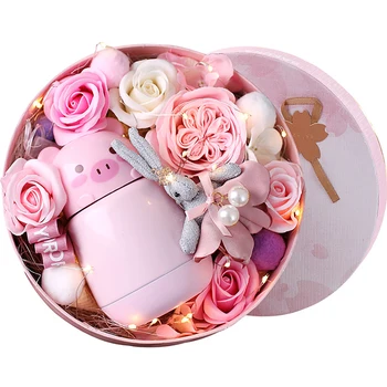 

Romantic Rose Soap Flower Gift Box Creative Lighted Soap Flower Send Girlfriend Birthday Valentine's Day Mother's Day Gift