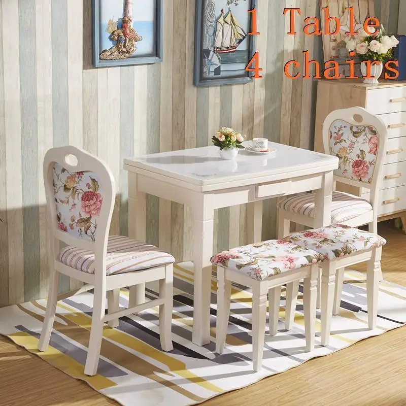 Dinning Set Tafel Eettafel Piknik Masa Sandalye Meja Makan Redonda Sala Kitchen Wood Comedor Mesa De Jantar Bureau Dining Table