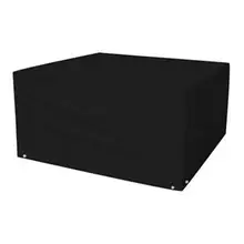 1 шт Черная садовая мебель крышка садовая Пылезащитная Водонепроницаемая Крышка для стола водонепроницаемая сумка Упаковка