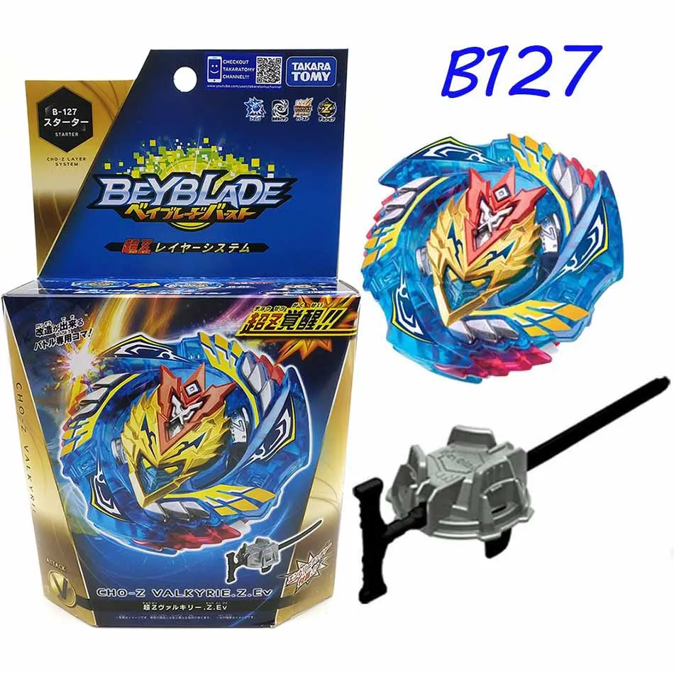 

Takara Tomy Beyblade Burst fafnir B-127 CHO-Z VALKYRIE.Z.Ev with launcher Bayblade be blade top spinner Toy for Children B122