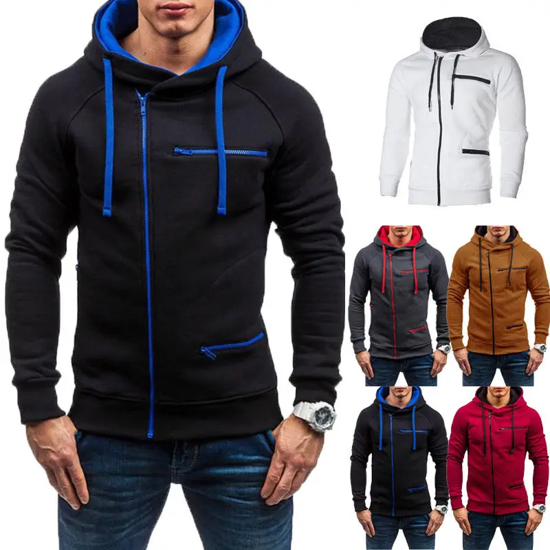 Men's Autumn Winter Hoodie Hooded Sweatshirt Coat Jacket Outwear Jumper Men Warm Jacket Men's Autumn Winter Hoodie Hooded Sweatshirt Coat Jacket Outwear Jumper Men Warm Jacket