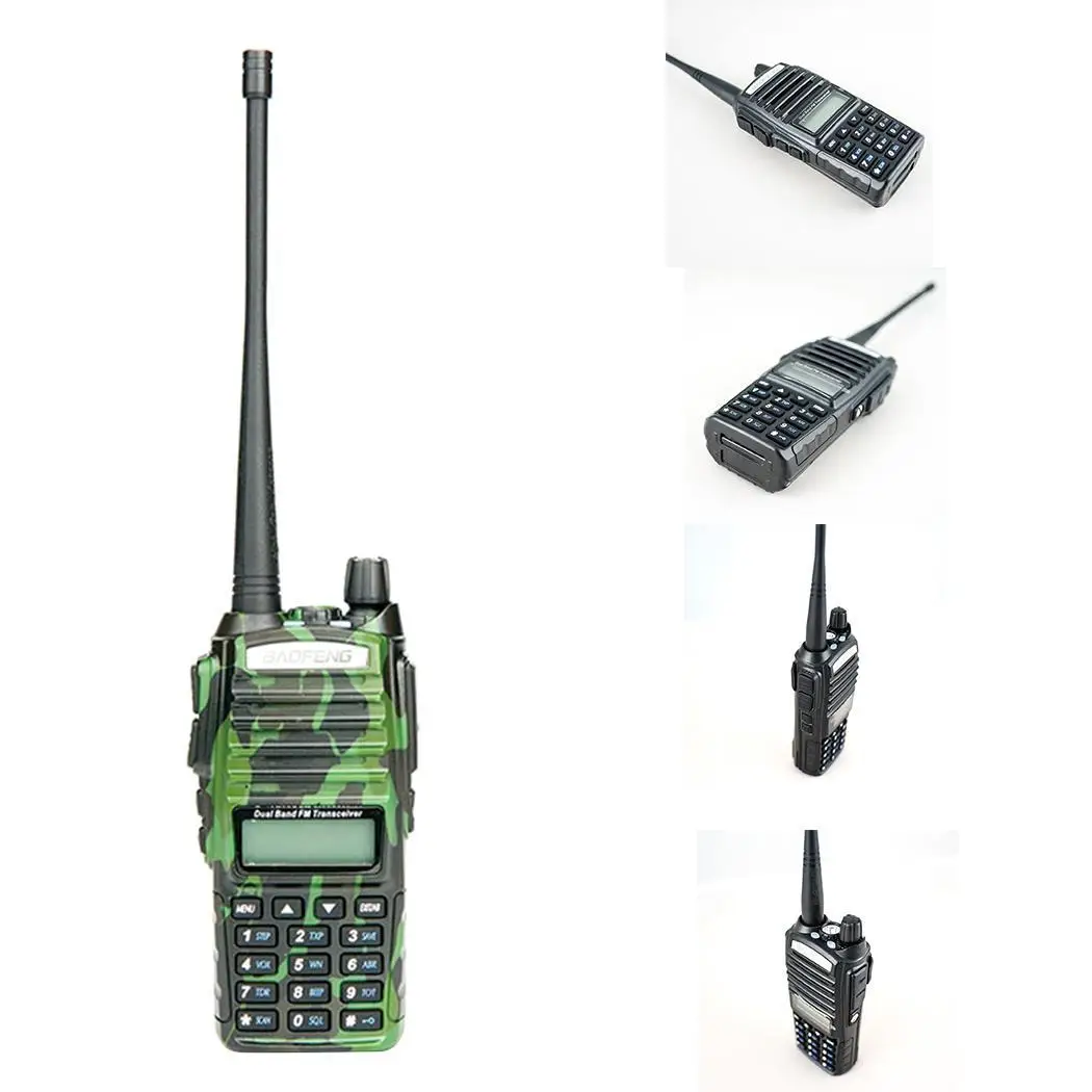 VHF/UHF Двухдиапазонная портативная беспроводная рация 5-10 км двухсторонний 128 400-480,00 МГц 8 Вт Радио FM приемопередатчик