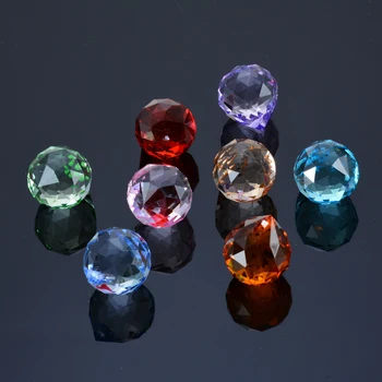 

8Pcs Crystal Lighting Pendant Rainbow Chandelier Light Lamp Part Ball Prisms Suncatcher Pendant Hanging Drop Home Ornament