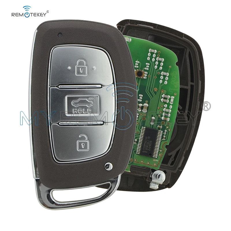 Дистанционный ключ Remtekey 3 кнопки 433 МГц стандартный чип для Hyundai Mistra smart key|Ключ от