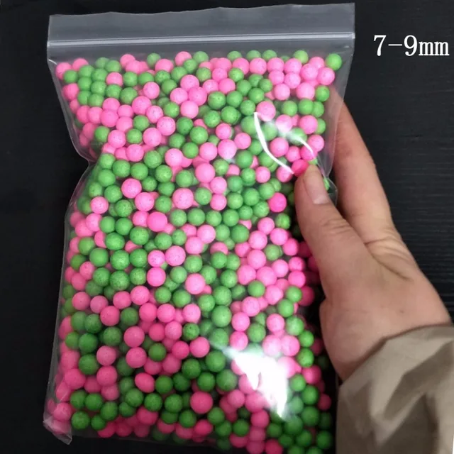 7-9mm 13g Bleeding colors DIY Snow Mud Particles Accessories Slime Balls Small Tiny Foam Beads For Floam Filler For DIY Supplies 3