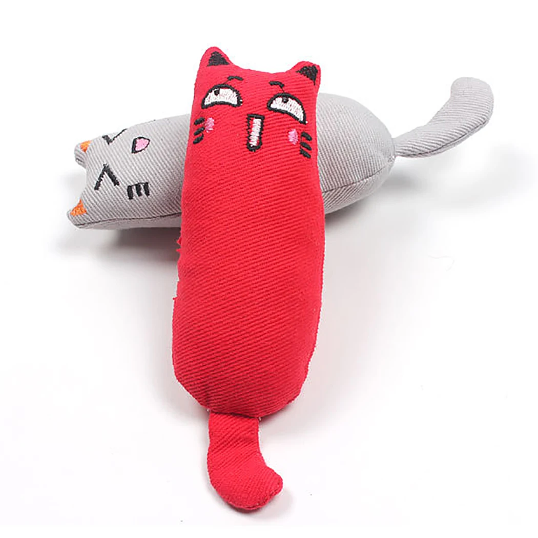 Кошачья мята игрушка для кошек забавный интерактивный плюшевый Кот котят