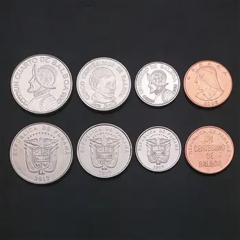 

B-2] Panama Set 4 Coins, 1+5+10+25 Centesimos, 2008-2017, UNC, Collection, Gift, 100% Real Original Genuine coins