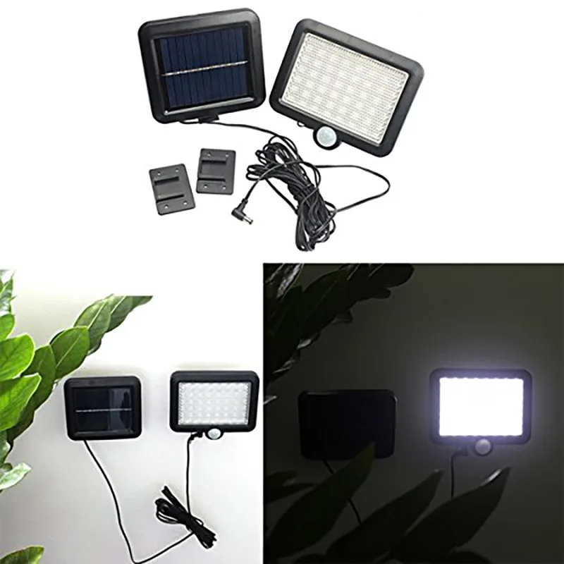 56 LED Outdoor Solar Wall Light PIR Motion Sensor Solar Lamp Waterproof Infrared Sensor Garden Light