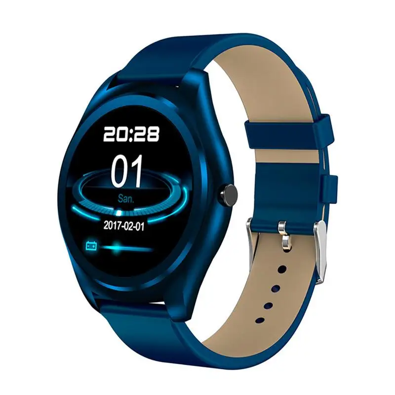 N3PRO Bluetooth часы HD круглый экран Bluetooth музыка сна часы умный пульсометр водостойкие часы Смарт-браслет