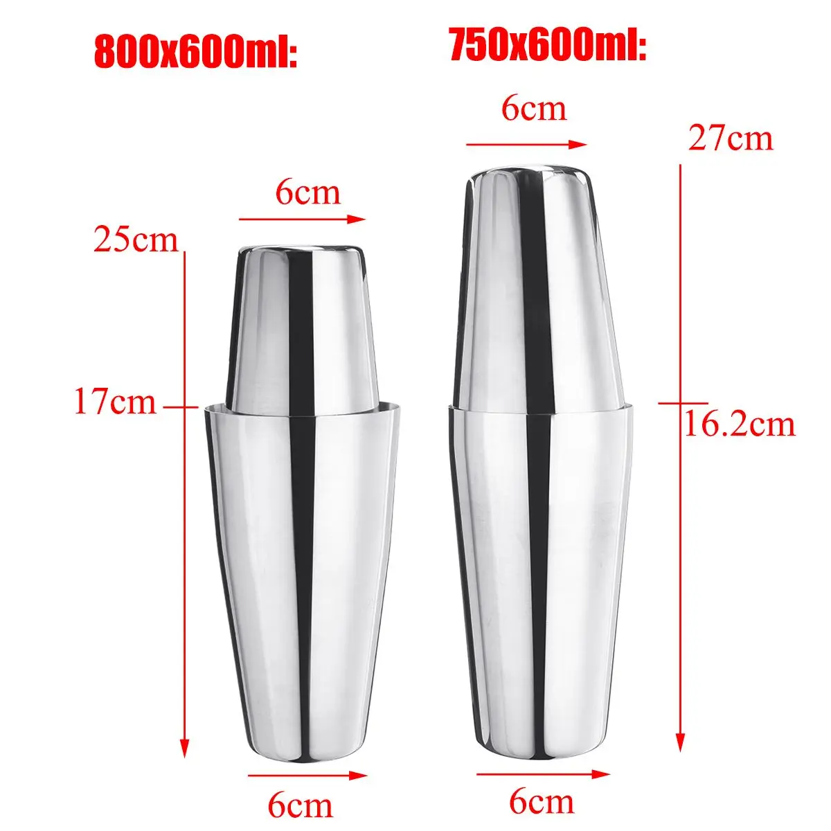 1 Набор 750/800 мл x 600 мл из нержавеющей стали Коктейль Мартини шейкер Миксер для вина мартини питьевой чутье смешивание олова набор вечерние инструменты для бара