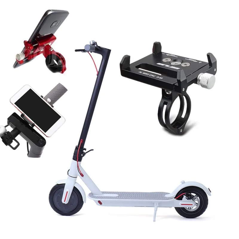 

Adjustable Anti-Slip Mobile Phone Stand Holder For Xiaomi Mijia M365 Electric Scooter All Aluminum Handlebar Mount Bracket Rack