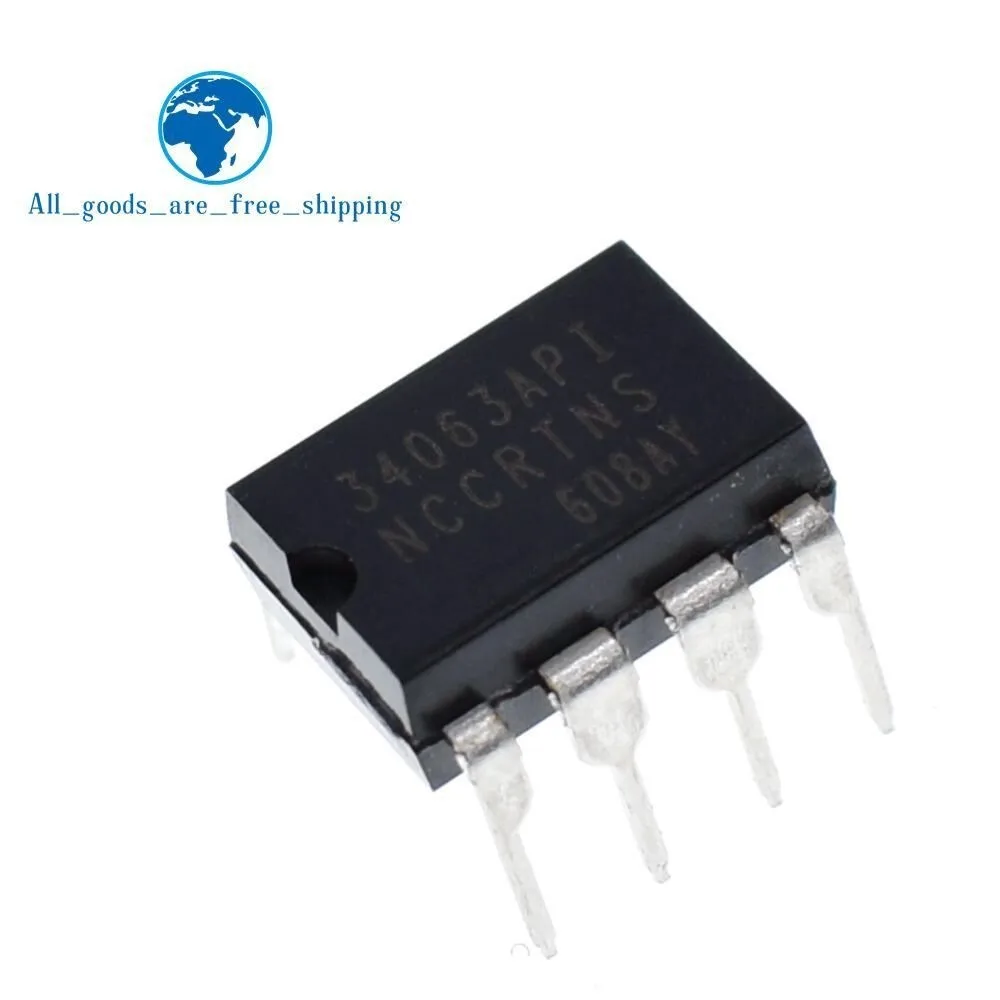 10 шт. MC34063API MC34063 34063 DIP8 DIP Boost или понижающий преобразователь постоянного
