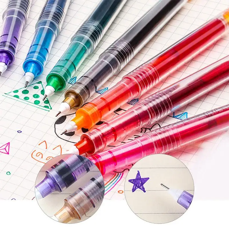 Color Glitter Gel Pen Refills Pen School Supplies for Adult Coloring Books Drawing Art Markers Color Glitter Gel Pen Refills Pen School Supplies for Adult Coloring Books Drawing Art Markers