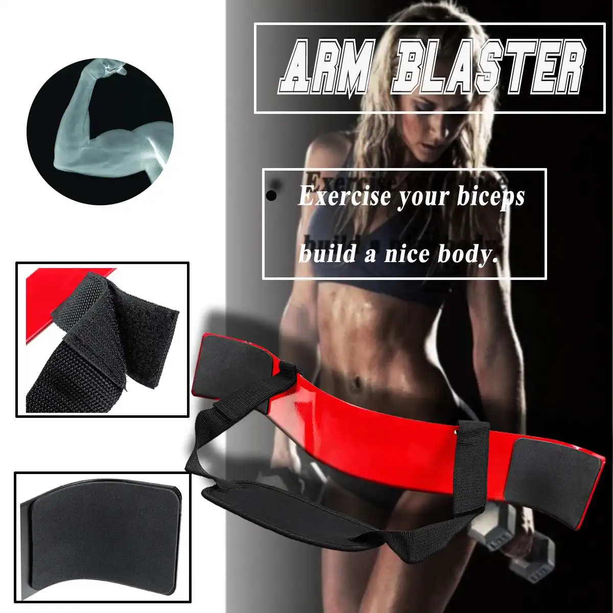 Heavy Arm Isolator Body Building Bomber Bicep Curl Triceps Curl Triceps Muscle Training Fitness Gym Equipmen