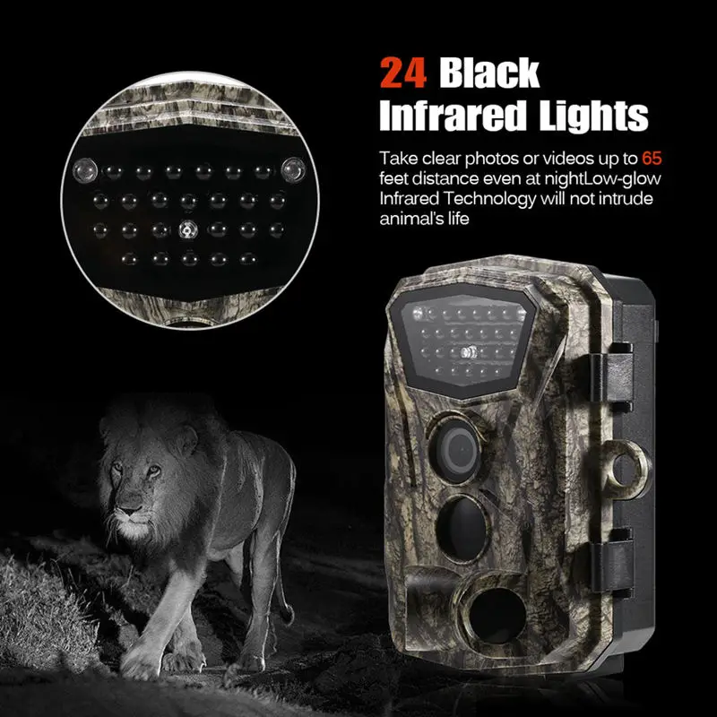 H883W охотничья камера 18Mp 1080P инфракрасная камера ночного видения охотничья тропа 0,6 S триггер дикая игра дикая Разведочная камера