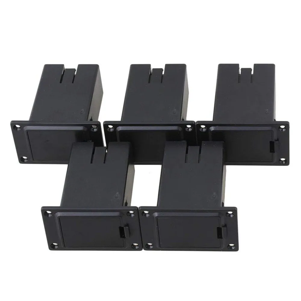 HFES Black 9V держатель батареи для гитары активный бас комплект из 5 |
