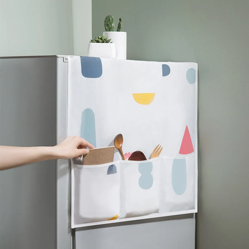 Сумка для хранения холодильника органайзер для холодильника домашний холодильник Топ сумка водонепроницаемый пылезащитный чехол для холодильника 1 шт. 130*54 см