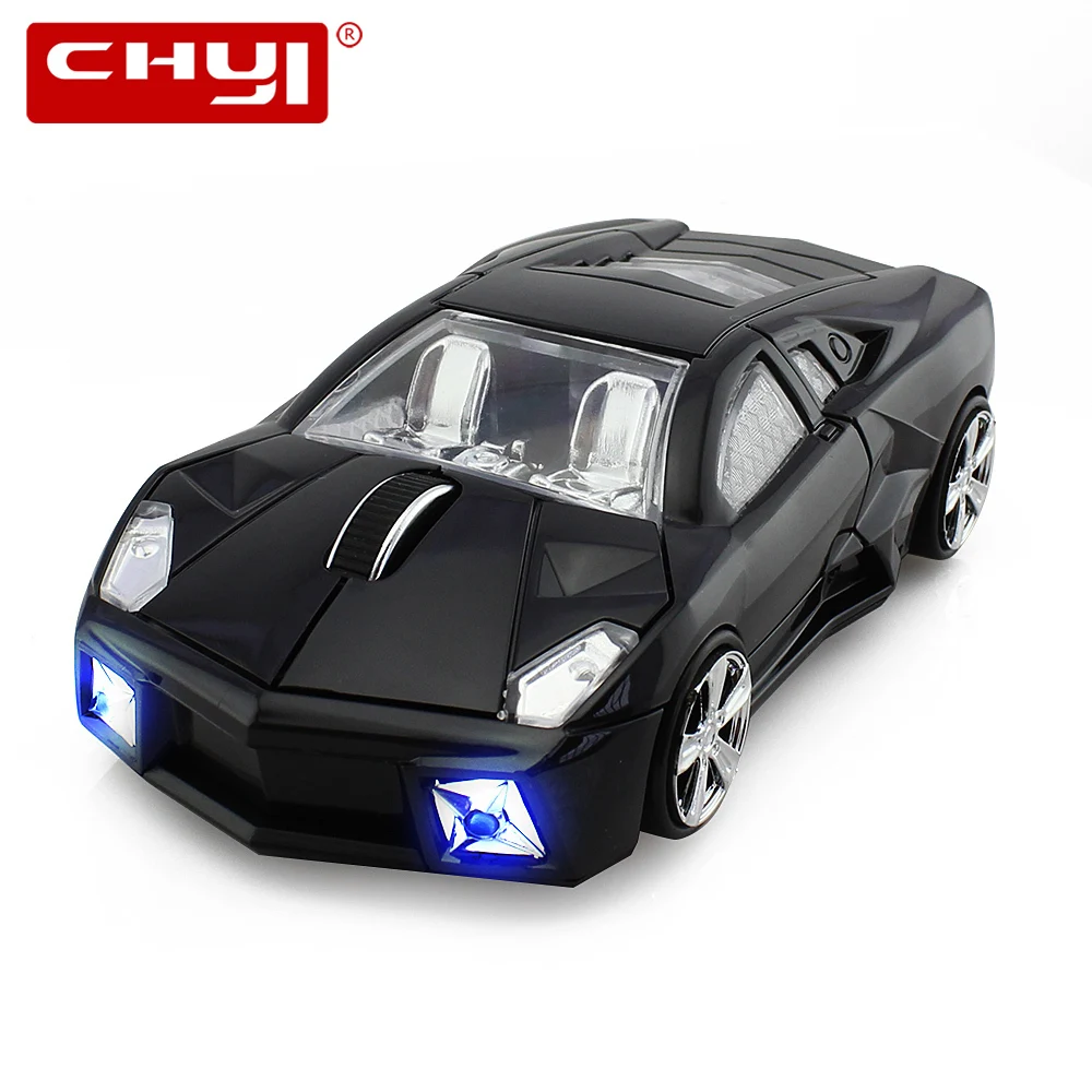 

Unique Sports Car Shaped Mouse 2.4G Wireless Mice 1600DPI USB Optical Gaming Computer Mause for Laptop PC Gamer