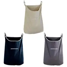 Storage Bag Household Large Capacity Dirty Clothes Pocket Hanging Laundry Bag Bathroom Supplies Door Hanging Storage Bag