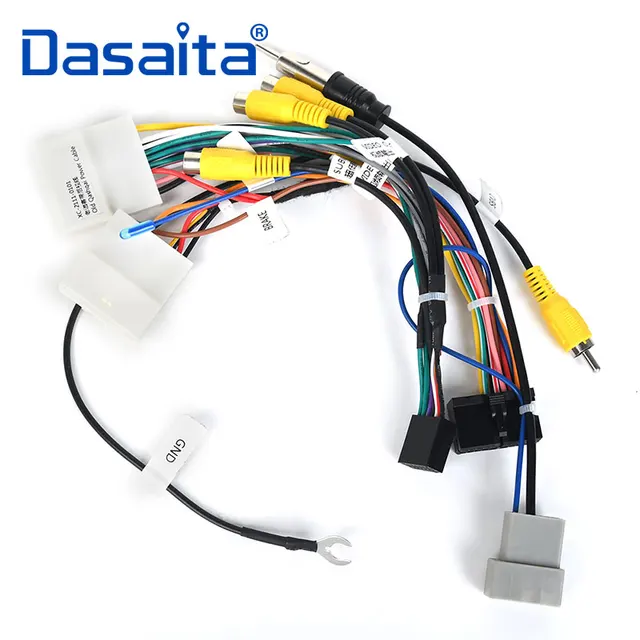 $US $20.00  Dasaita Car DVD Audio cable Harness Adapter for Nissan Qashqai 2008 2009 2010 2011 2012 Support Bos