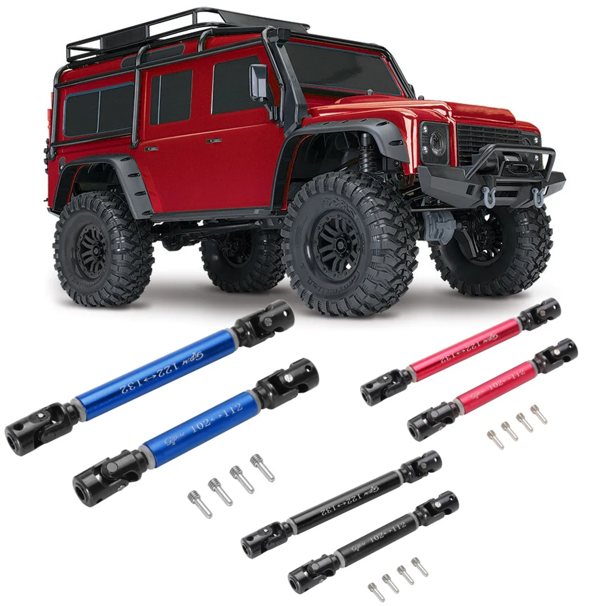 

Heavy Front Rear Center Drive Shaft RC Car Accessories Crawler& Speed Steel Aluminum Transmission Shaft Replacement