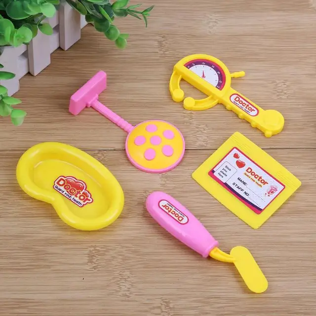 15pcs/Set Children Pretend Play Toys Set Kids Portable Doctor Nurse Suitcase Medical Kit Kids Educational Role Play Doctor Toys 5