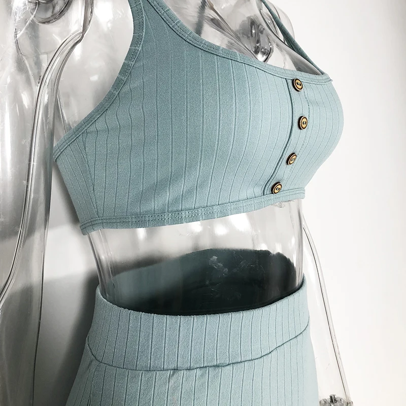 Chictorso сексуальное облегающее платье женское летнее без рукавов из двух частей