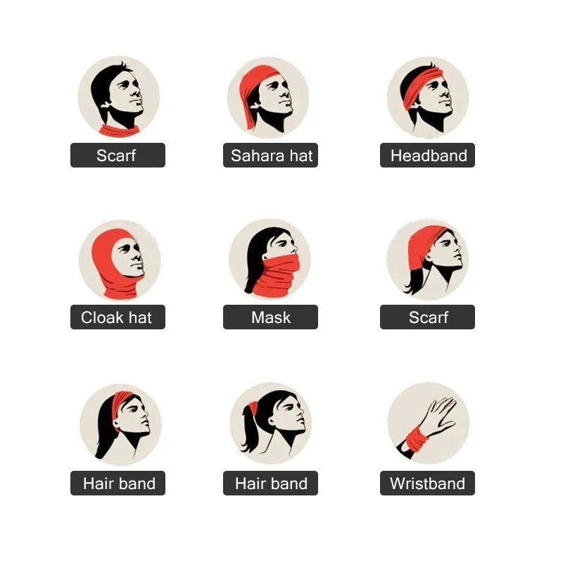 Spider Sports Scarf Magic Headband Cycling Bicycle Running Bike Winter Mask Head Scarves Neck Warmer Tube Face Buff Bandanas