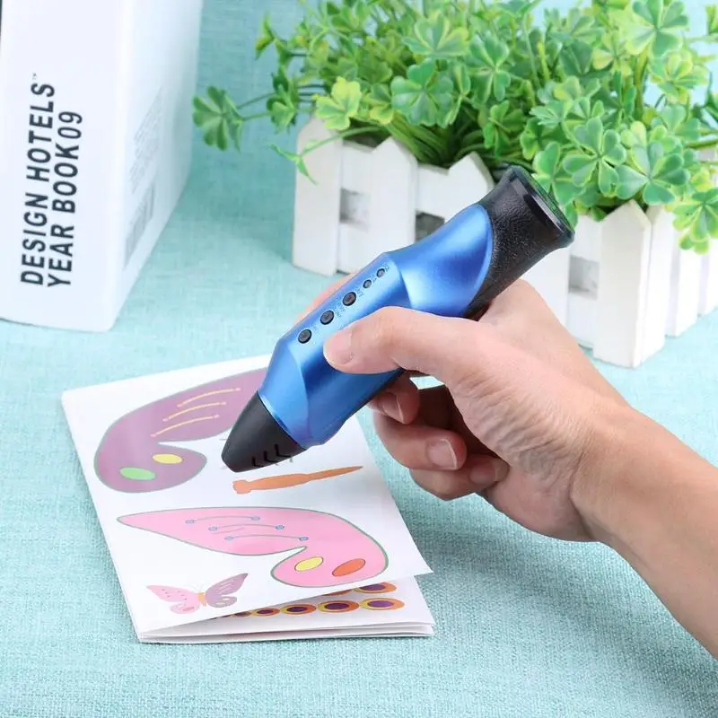 

3D Printing Pen 1.75mm ABS Smart 3D Drawing Graffiti Pens+ Filament Gift for Kids child birthday gift graffiti