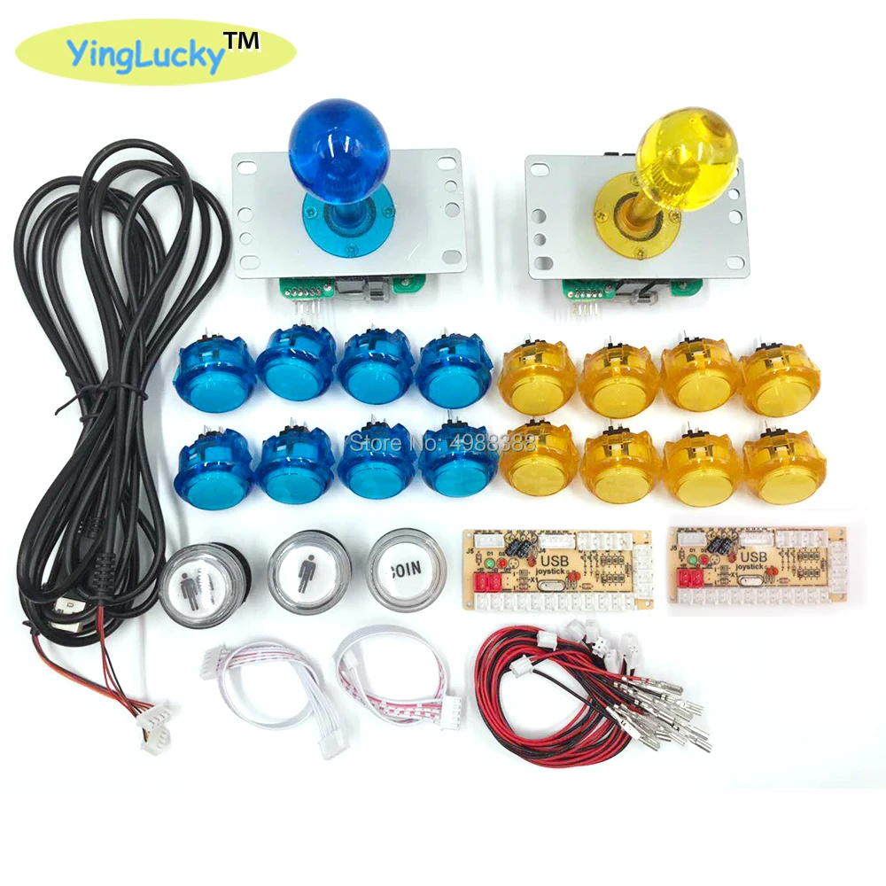 Джойстики yinglucky Zero Delay для аркадных игр Набор творчества USB энкодер ПК джойстик Sanwa