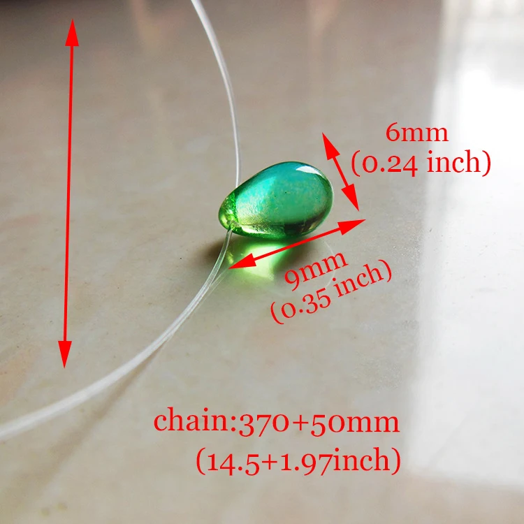Русалка слезы ожерелье океан море невидимая прозрачная рыболовная линия короткая цепь пляж Подвески Ожерелья Русалка Прямая поставка