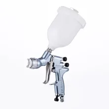 HVLP краскопульт 1,3 мм Аэрограф чистый AL forge безвоздушный пистолет-распылитель для покраски автомобиля пневматический инструмент воздушная щетка распылитель HD-1