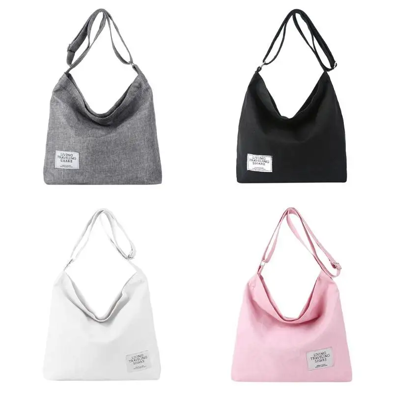 

Canvas Women Crossbody Bags Large Capacity Shoulder Bags Girls Simple Totes Casual Messenger Handbags Famous Brand Clutch Bag
