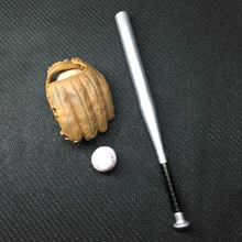 Модель солдата, металлическая бейсбольная бита с рукавицей, бейсбольная перчатка, бейсбольный набор, опора для 1:6, 12 дюймов, фигурная ситуация, аксессуары для моделирования