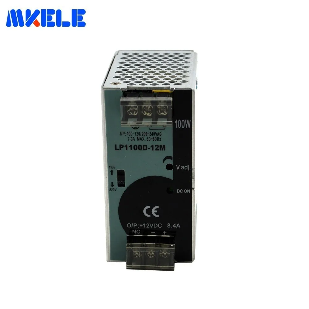 

Makerele Din-rail Switching Power Supply 12VDC 100W 8.3A LP-100-12 AC-DC 12 Volt Power Supply For Led Driver Free Shipping
