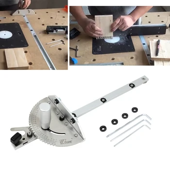 

Miter Gauge Sawing Assembly Ruler Woodworking DIY Tool For Table Saw Router