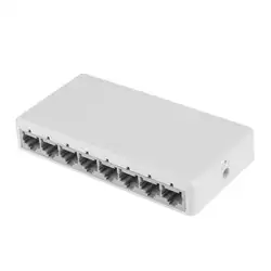 8 коммутатор Desktop RJ45 коммутатора Ethernet 10/100 Мбит/с Lan Hub высокая производительность сети Ethernet интеллектуальный коммутатор