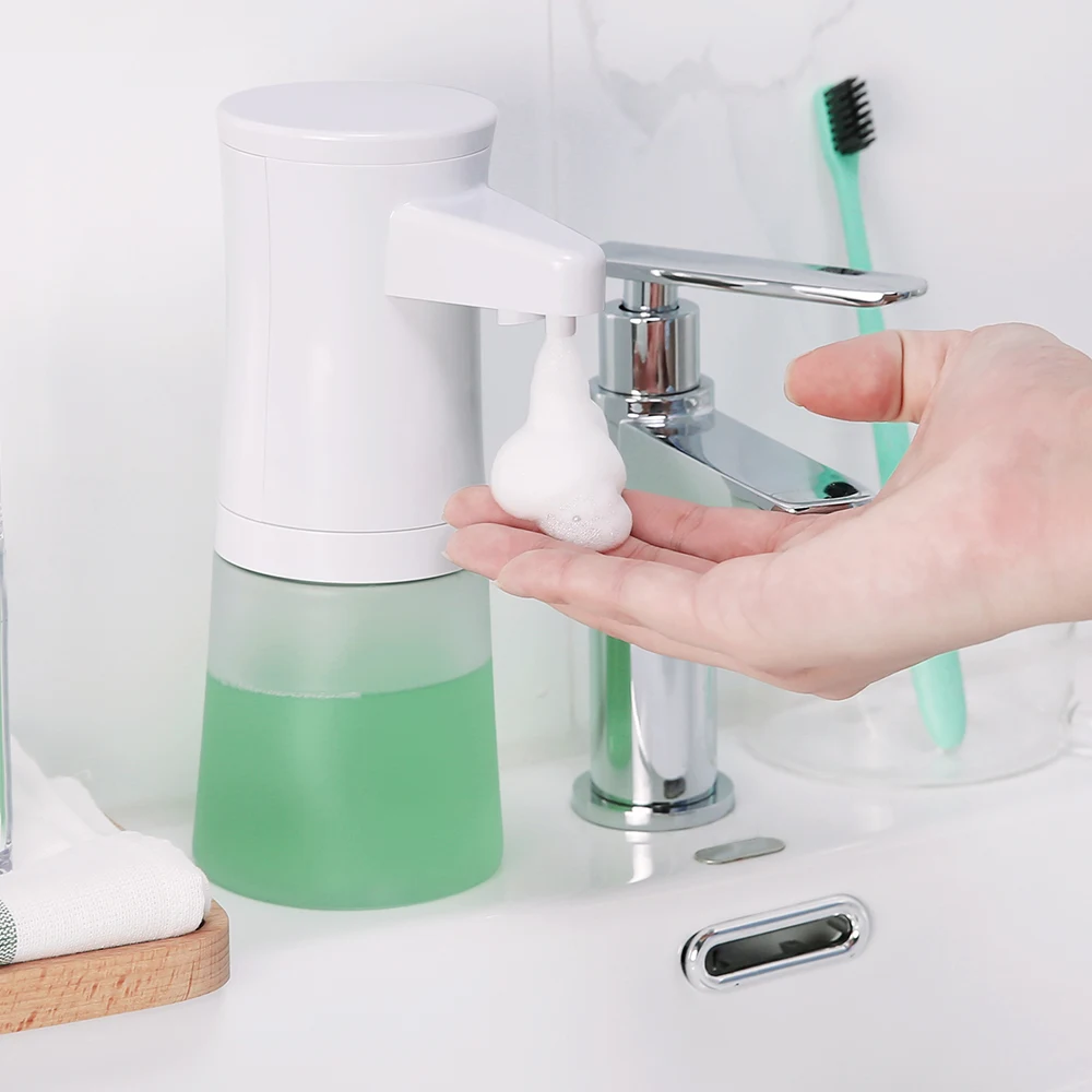 

New 350ml Smart Automatic Foam Soap Dispenser Universal Infrared Sensor Washing Soap Dispenser Shampoo Showergel For Body Health