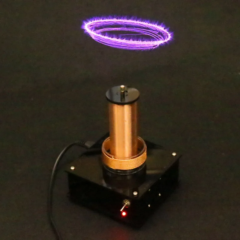Kopen 2019 Nieuwe muziek Tesla Coil Draadloze Transmissie Muziek plasma luidspreker, Tesla Coil, Afgewerkt elektronische diy kit