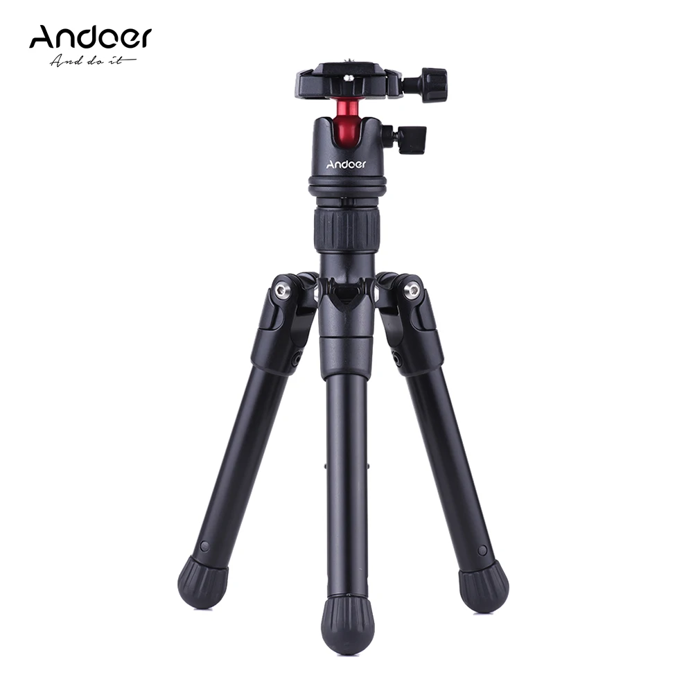 Мини настольный дорожный штатив Andoer подставка для телефона Canon Nikon Sony DSLR камеры